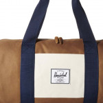 Herschel Leather Duffle Bag In Brown Color