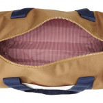 Herschel Leather Duffle Bag In Brown Color