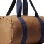 Herschel Leather Duffle Bag In Brown Color